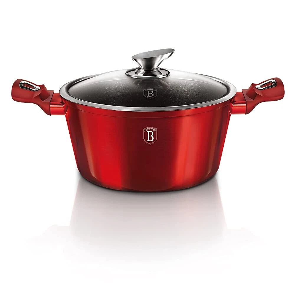 290 x "BerlingerHaus Burgundy Metallic Cooking Pot 20 cm"